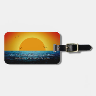 Etiqueta Para Maletas Sunset Soul
