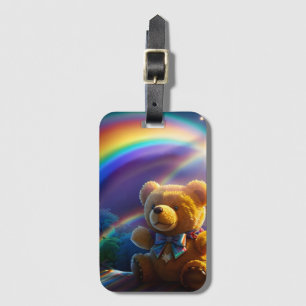 Etiqueta Para Maletas Sunshine Rainbow Teddy Bear Wonderland