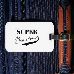 Etiqueta Para Maletas Super Abuela