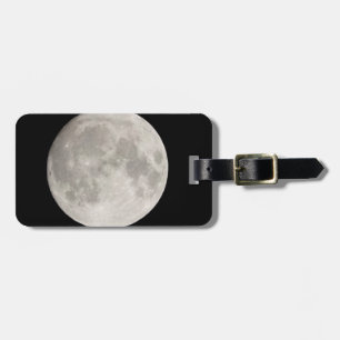 Etiqueta Para Maletas Superluna en lámpara de mesa negra