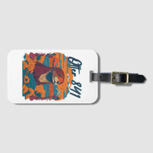 Etiqueta Para Maletas Surfing Otter 841 Otter My Way California Sea Otte