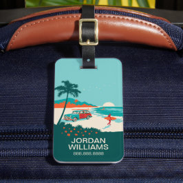 Etiqueta Para Maletas Surf's Up