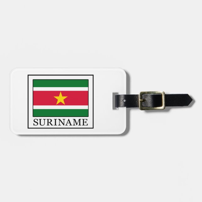 Etiqueta Para Maletas Surinam (Frente Horizontal)