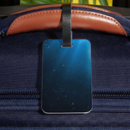 Etiqueta Para Maletas Sus rizos esmeraldas - Sirena arropada bajo el agu