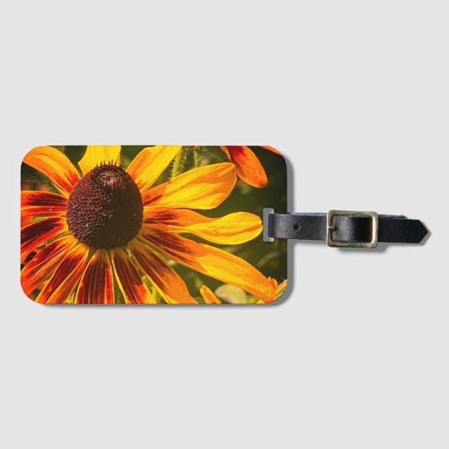 Etiqueta Para Maletas "Susan de ojos negros" (Anverso horizontal)