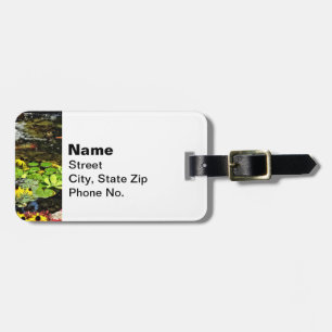 Etiqueta Para Maletas Susans De Ojos Negros De Koi Pond