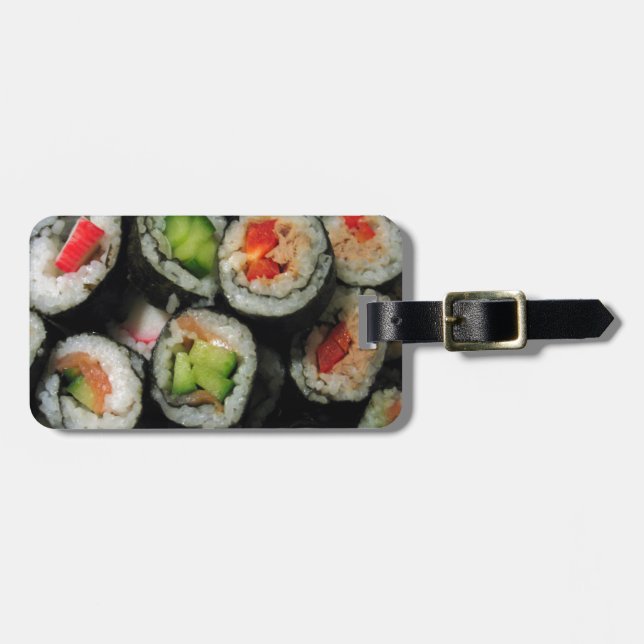 Etiqueta Para Maletas Sushi (Frente Horizontal)