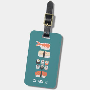 Etiqueta Para Maletas Sushi personalizado