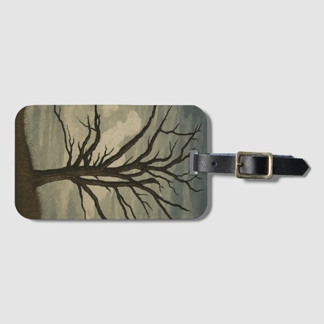 Etiqueta Para Maletas Susurros de los Withered (Anverso horizontal)