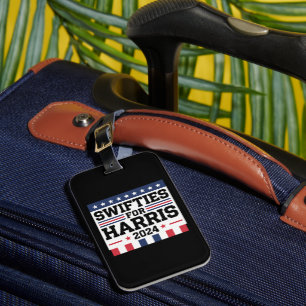 Etiqueta Para Maletas Swifties por Kamala Harris 2024 Apoyo al Voto