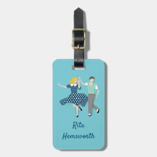 Etiqueta Para Maletas Swing Dance