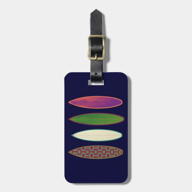 Etiqueta Para Maletas tablas de surf ~ estilo surf (Frente Vertical)