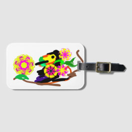 Etiqueta Para Maletas Tacon verano fresco
