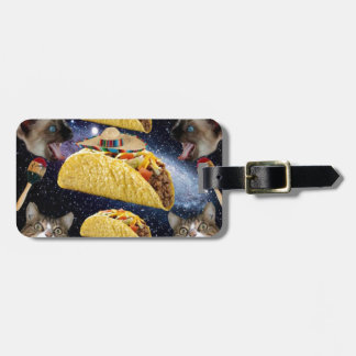 Etiqueta Para Maletas Tacos y gatos