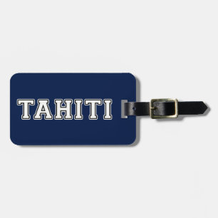 Etiqueta Para Maletas Tahiti