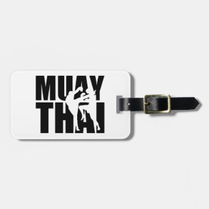 Etiqueta Para Maletas Tailandés de Muay