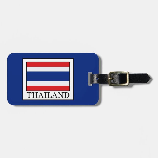Etiqueta Para Maletas Tailandia (Frente Horizontal)