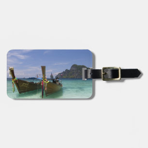 Etiqueta Para Maletas Tailandia, Phi Phi Don Island, playa de Yong Kasem