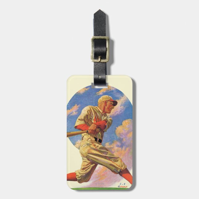 Etiqueta Para Maletas Talud del béisbol (Frente Vertical)