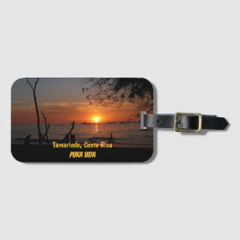 Etiqueta Para Maletas Tamarindo Sunset