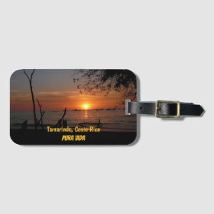 Etiqueta Para Maletas Tamarindo Sunset