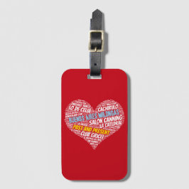 Etiqueta Para Maletas Tango Milongas de Buenos Aires pasado y presente