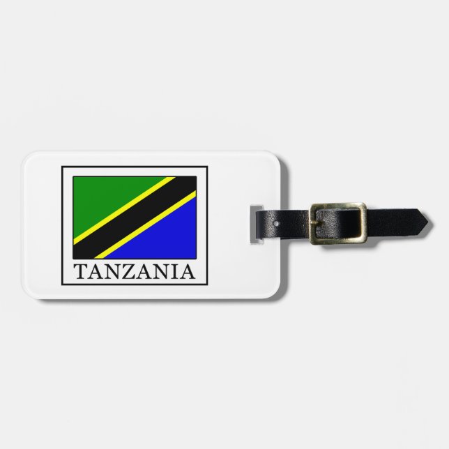 Etiqueta Para Maletas Tanzania (Frente Horizontal)