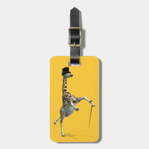 Etiqueta Para Maletas Tap Dancing Giraffe