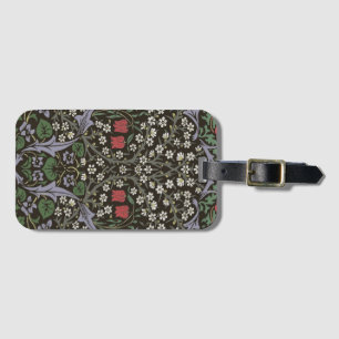Etiqueta Para Maletas Tapiz floral de William Morris Blackthorn