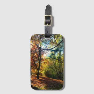 Etiqueta Para Maletas Tarde de Otoño