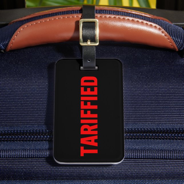 Etiqueta Para Maletas Tarifas arancelarias (Anverso In situ 2)