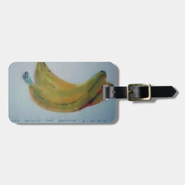 Etiqueta Para Maletas Tarjeta Braille nº 2 (Frente Horizontal)