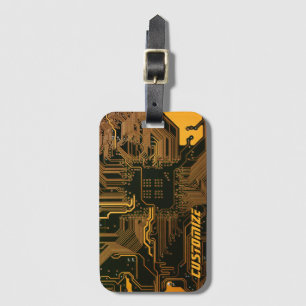 Etiqueta Para Maletas Tarjeta de circuito del Naranja PCB del Personaliz