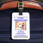 Etiqueta Para Maletas Tarjeta de identificación de foto de perro del ser<br><div class="desc">Perro de servicio de PTSD - Identifique fácilmente a su perro como un perro de servicio de trabajo, mientras mantiene a su perro enfocado y recorta las distracciones mientras trabaja con una de estas tarjetas de identificación de perro de servicio k9. Aunque no es necesario, una tarjeta de identificación de...</div>