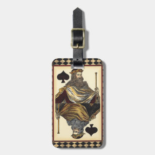 Etiqueta Para Maletas Tarjeta de juego King of Spades por Vision Studio