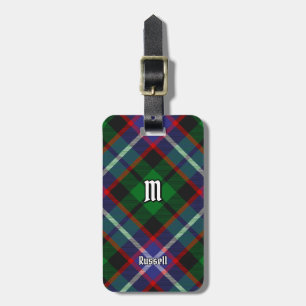 Etiqueta Para Maletas Tartan del Clan Russell