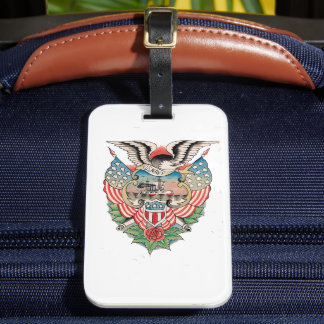 Etiqueta Para Maletas Tatuaje de la Marina de Estados Unidos