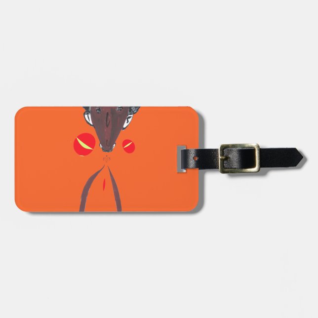 Etiqueta Para Maletas Te amo Nakupenda Swahili (Frente Horizontal)