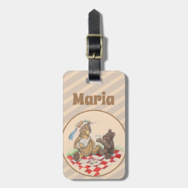 Etiqueta Para Maletas Teddy Bear Picnic
