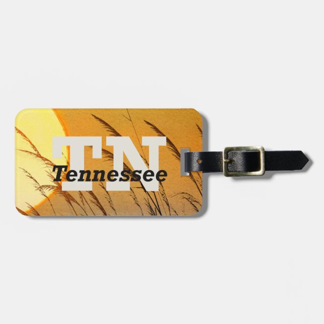 Etiqueta Para Maletas TEE Tennessee (Frente Horizontal)