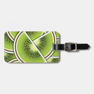 Etiqueta Para Maletas Tejidos de fruta kiwi funky