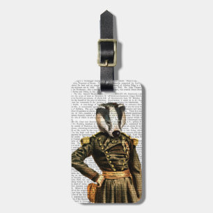 Etiqueta Para Maletas Tejón general