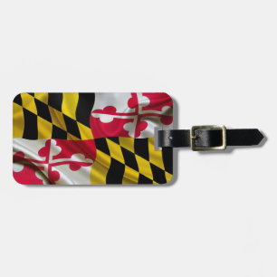 Etiqueta Para Maletas Tela de la bandera de Maryland