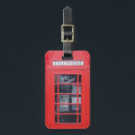 Etiqueta Para Maletas Teléfono rojo de Londres<br><div class="desc">londres, teléfono, caja, teléfono, "caja de teléfono", "caja de teléfono", rojo, tradicional, inglés, británico, británico, británico, inglés, "reino unido", "u.k", "u.k.", clásico, corona, real, fonebox, vintage, retro, "vieja escuela", urbano, ciudad, calle, cabina, cabina telefónica", cabina, histórica, historia, nostalgia, patrimonio, divertido, humor, humorístico, icono, icónico, "teléfono de pago", diversión, viajes, recuerdo,...</div>