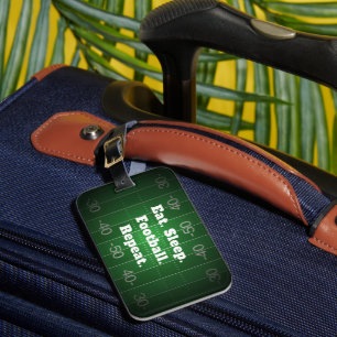 Etiqueta Para Maletas Tema de fútbol divertido personalizado