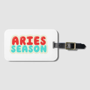 Etiqueta Para Maletas Temporada de Aries