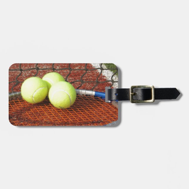 Etiqueta Para Maletas Tenis (Frente Horizontal)
