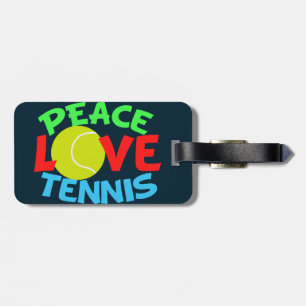 Etiqueta Para Maletas Tenis Love Blue