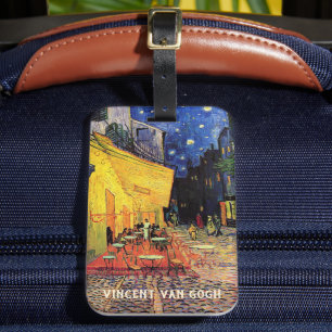 Etiqueta Para Maletas Terraza del café por la noche de Vincent van Gogh
