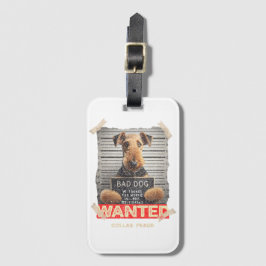Etiqueta Para Maletas Terrier Airedale